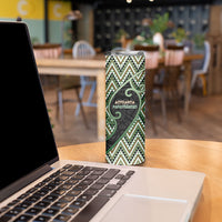 Custom Aotearoa Atua Papatuanuku Skinny Tumbler Earth Mother Father Koru Patterns