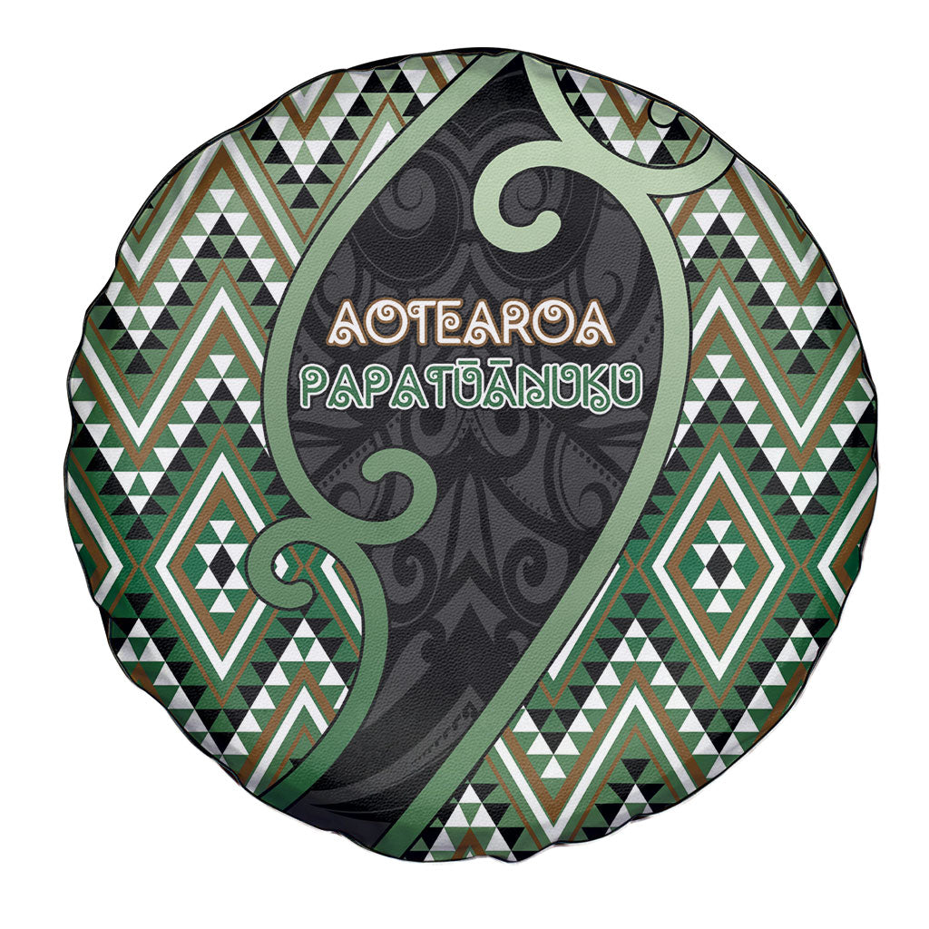 Aotearoa Atua Papatuanuku Spare Tire Cover Earth Mother Father Koru Patterns