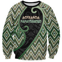 Custom Aotearoa Atua Papatuanuku Sweatshirt Earth Mother Father Koru Patterns