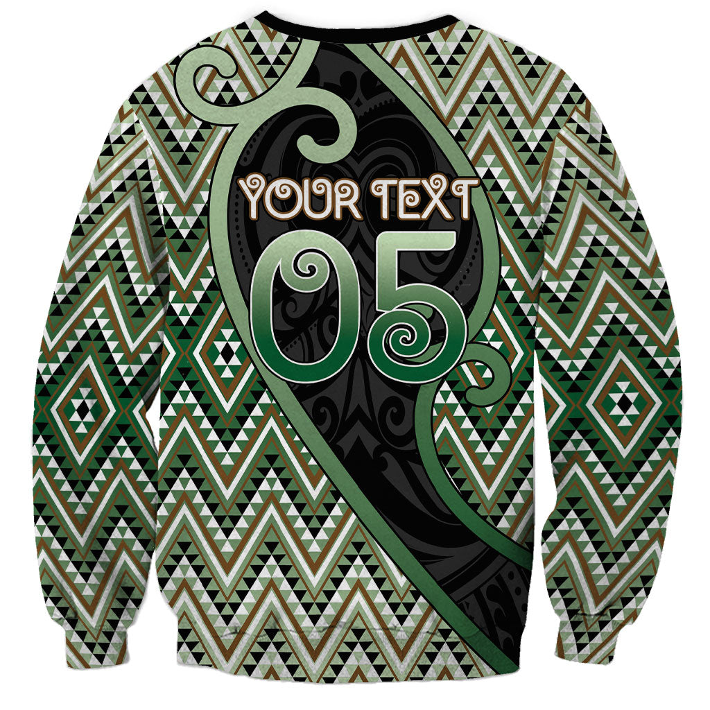 Custom Aotearoa Atua Papatuanuku Sweatshirt Earth Mother Father Koru Patterns