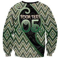 Custom Aotearoa Atua Papatuanuku Sweatshirt Earth Mother Father Koru Patterns