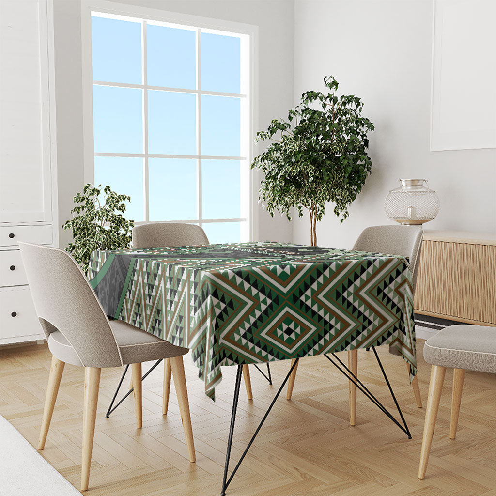 Aotearoa Atua Papatuanuku Tablecloth Earth Mother Father Koru Patterns
