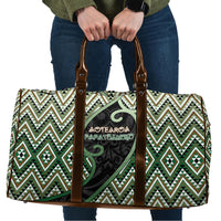 Aotearoa Atua Papatuanuku Travel Bag Earth Mother Father Koru Patterns
