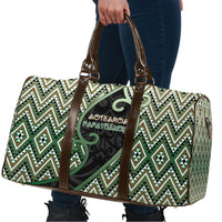 Aotearoa Atua Papatuanuku Travel Bag Earth Mother Father Koru Patterns