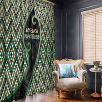 Aotearoa Atua Papatuanuku Window Curtain Earth Mother Father Koru Patterns