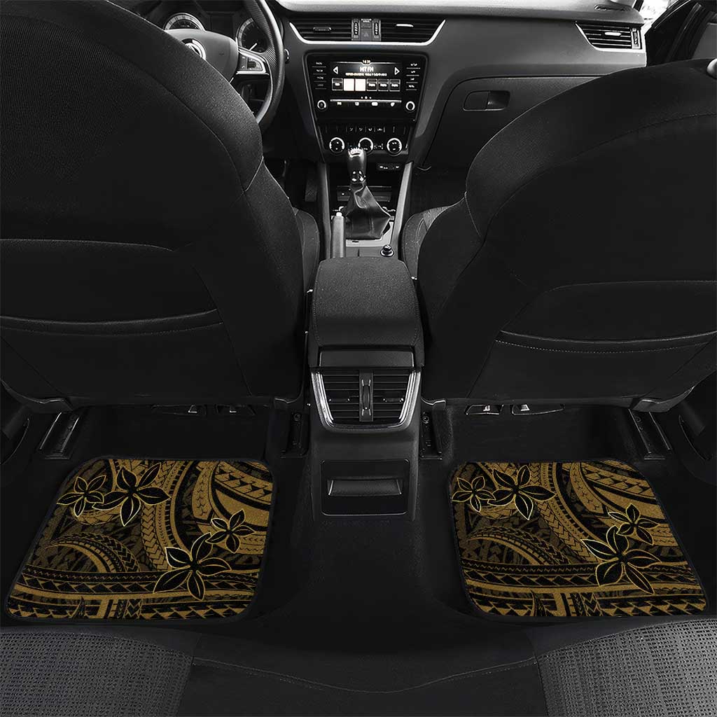 Niue Christmas Car Mats Niuean Crab Xmas Tribal Waves - Polynesian Pride