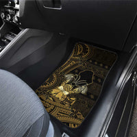 Niue Christmas Car Mats Niuean Crab Xmas Tribal Waves - Polynesian Pride
