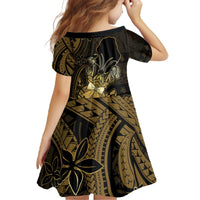 Niue Christmas Family Matching Off The Shoulder Long Sleeve Dress and Hawaiian Shirt Niuean Crab Xmas Tribal Waves - Polynesian Pride