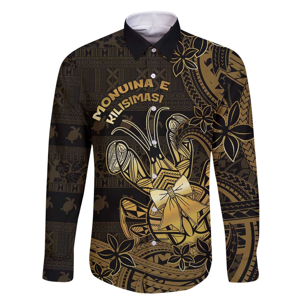 Niue Christmas Family Matching Puletasi and Hawaiian Shirt Niuean Crab Xmas Tribal Waves - Polynesian Pride