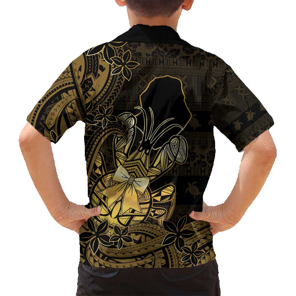 Niue Christmas Family Matching Summer Maxi Dress and Hawaiian Shirt Niuean Crab Xmas Tribal Waves - Polynesian Pride