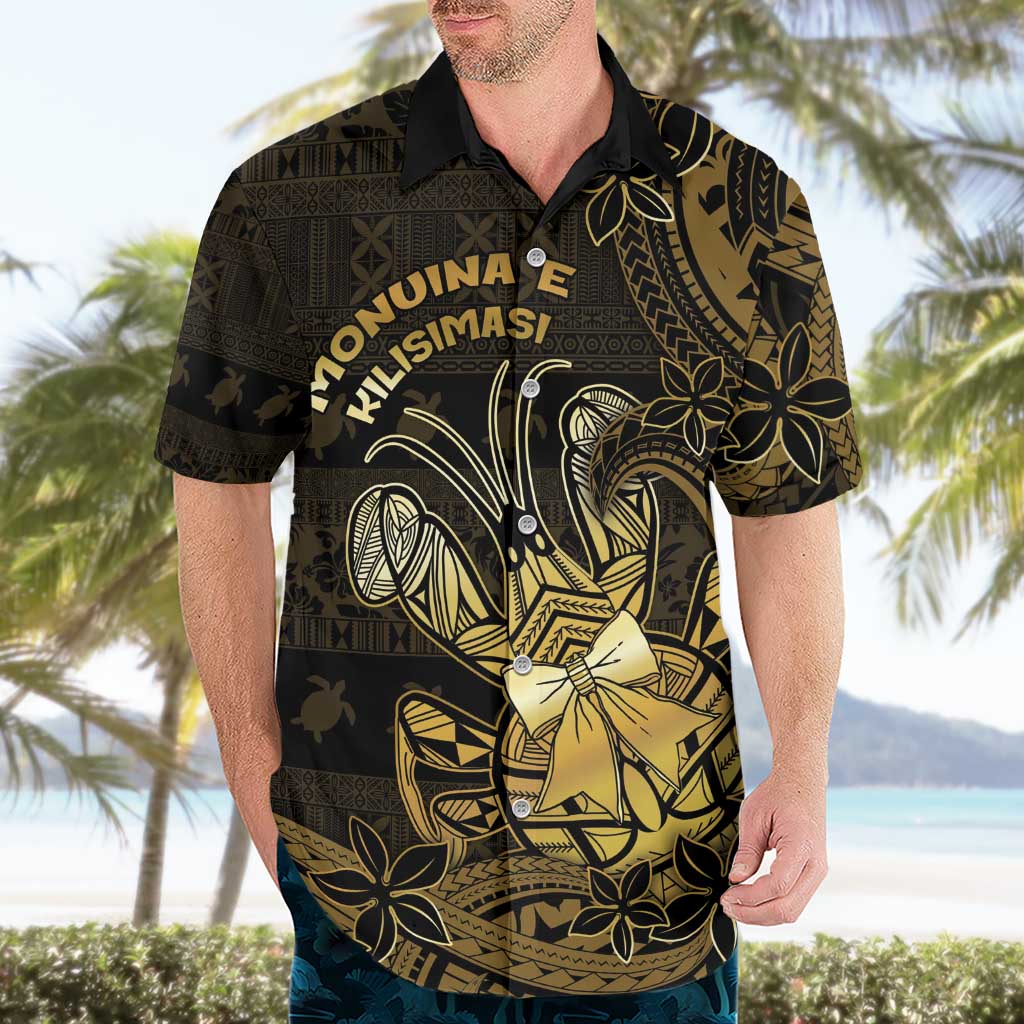 Niue Christmas Hawaiian Shirt Niuean Crab Xmas Tribal Waves - Polynesian Pride