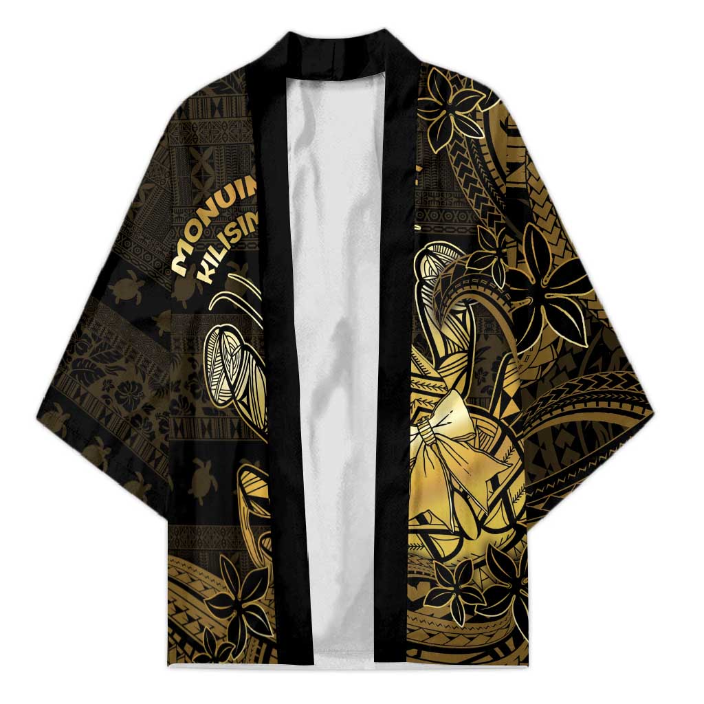 Niue Christmas Kimono Niuean Crab Xmas Tribal Waves - Polynesian Pride