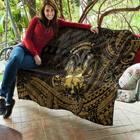 Niue Christmas Quilt Niuean Crab Xmas Tribal Waves - Polynesian Pride