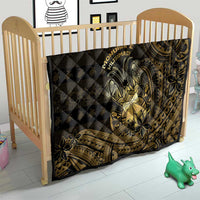 Niue Christmas Quilt Niuean Crab Xmas Tribal Waves - Polynesian Pride