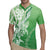 Hawaii Puakenikeni And Maile Lei Rugby Jersey Green Polynesian Shark Tattoo DT05