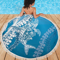 Hawaii Puakenikeni And Maile Lei Beach Blanket Blue Polynesian Shark Tattoo DT05