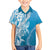 Hawaii Puakenikeni And Maile Lei Hawaiian Shirt Blue Polynesian Shark Tattoo DT05