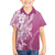 Hawaii Puakenikeni And Maile Lei Hawaiian Shirt Pink Polynesian Shark Tattoo DT05