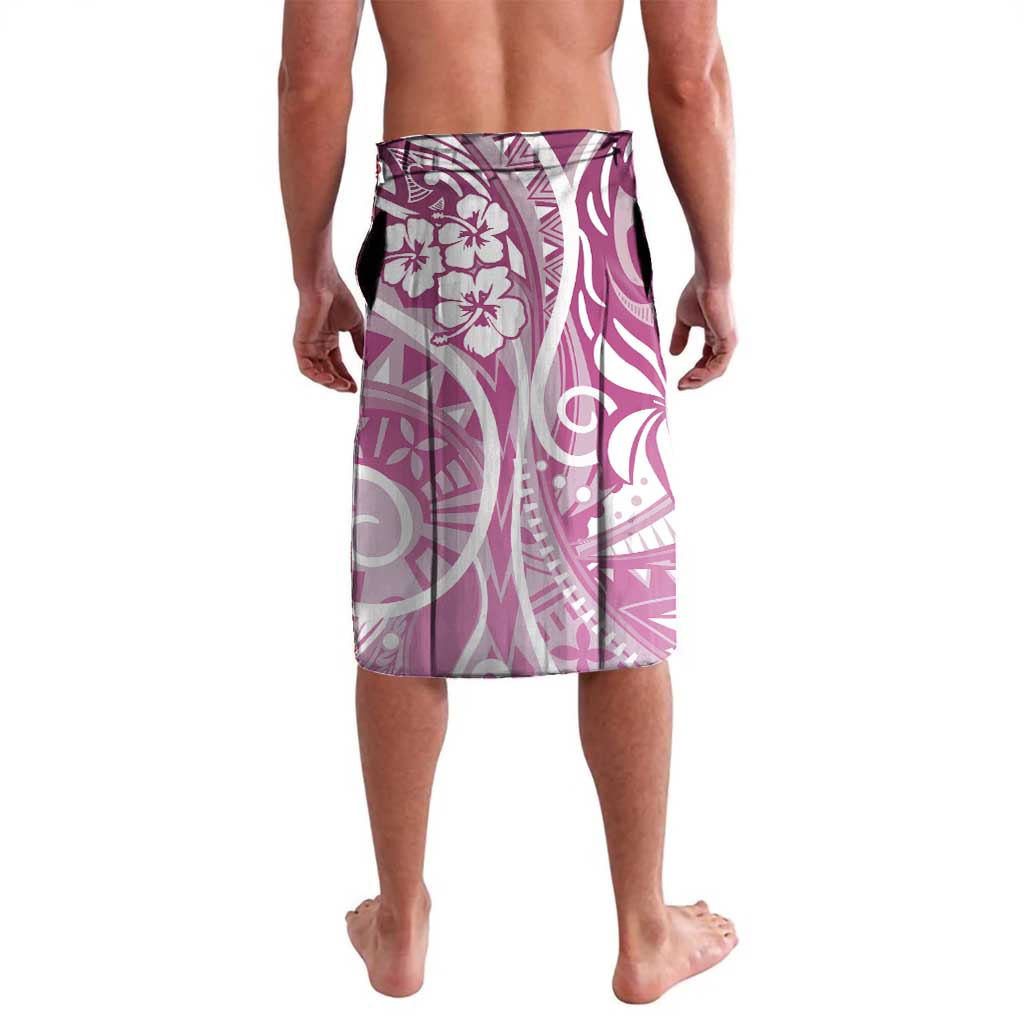 Hawaii Puakenikeni And Maile Lei Lavalava Pink Polynesian Shark Tattoo DT05