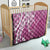 Hawaii Puakenikeni And Maile Lei Quilt Pink Polynesian Shark Tattoo DT05