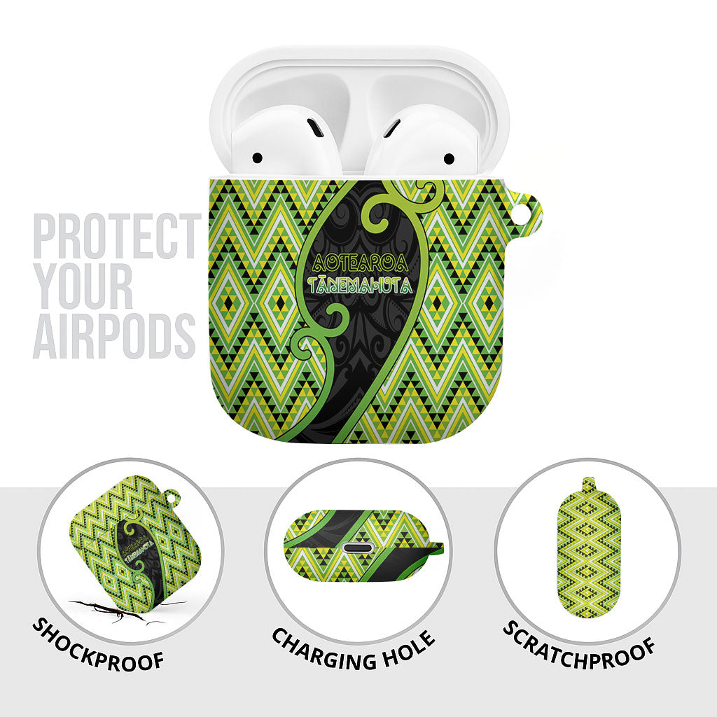 Aotearoa Atua Tanemahuta AirPods Case God Of Forests Koru Patterns Koru Patterns