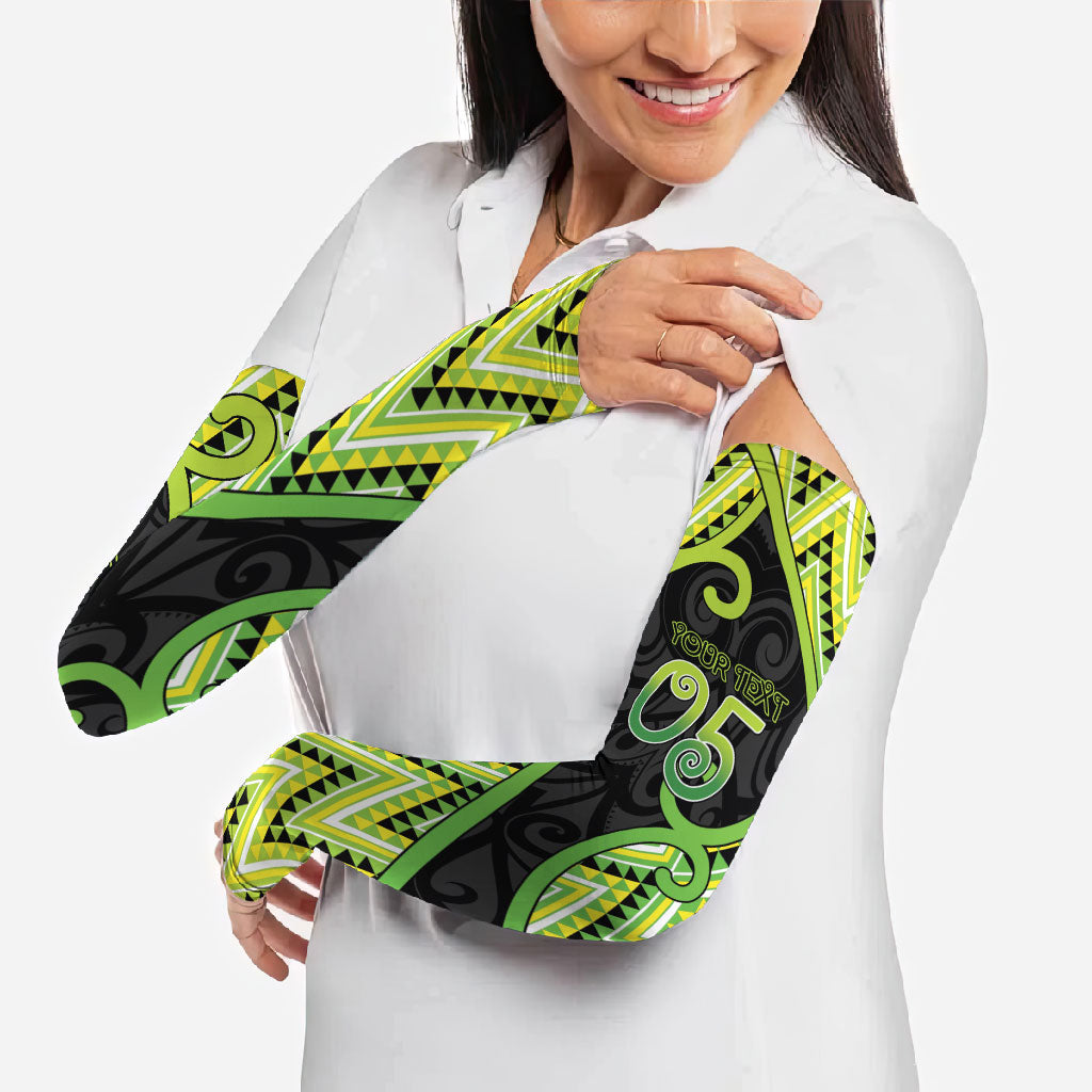 Custom Aotearoa Atua Tanemahuta Arm Sleeves God Of Forests Koru Patterns Koru Patterns
