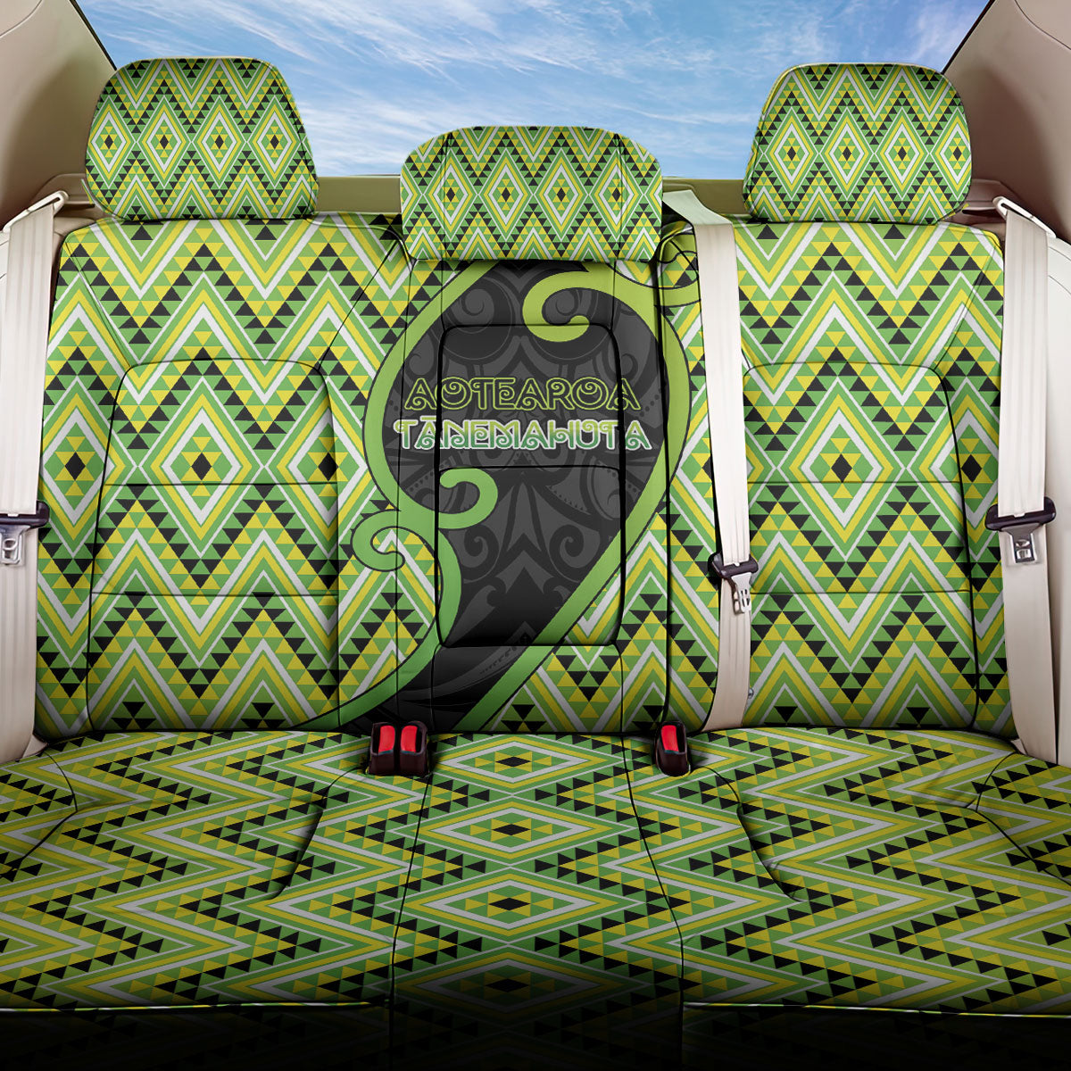 Aotearoa Atua Tanemahuta Back Car Seat Cover God Of Forests Koru Patterns Koru Patterns