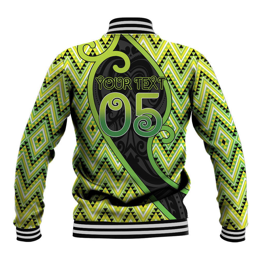 Custom Aotearoa Atua Tanemahuta Baseball Jacket God Of Forests Koru Patterns Koru Patterns