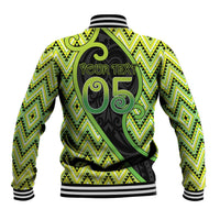Custom Aotearoa Atua Tanemahuta Baseball Jacket God Of Forests Koru Patterns Koru Patterns