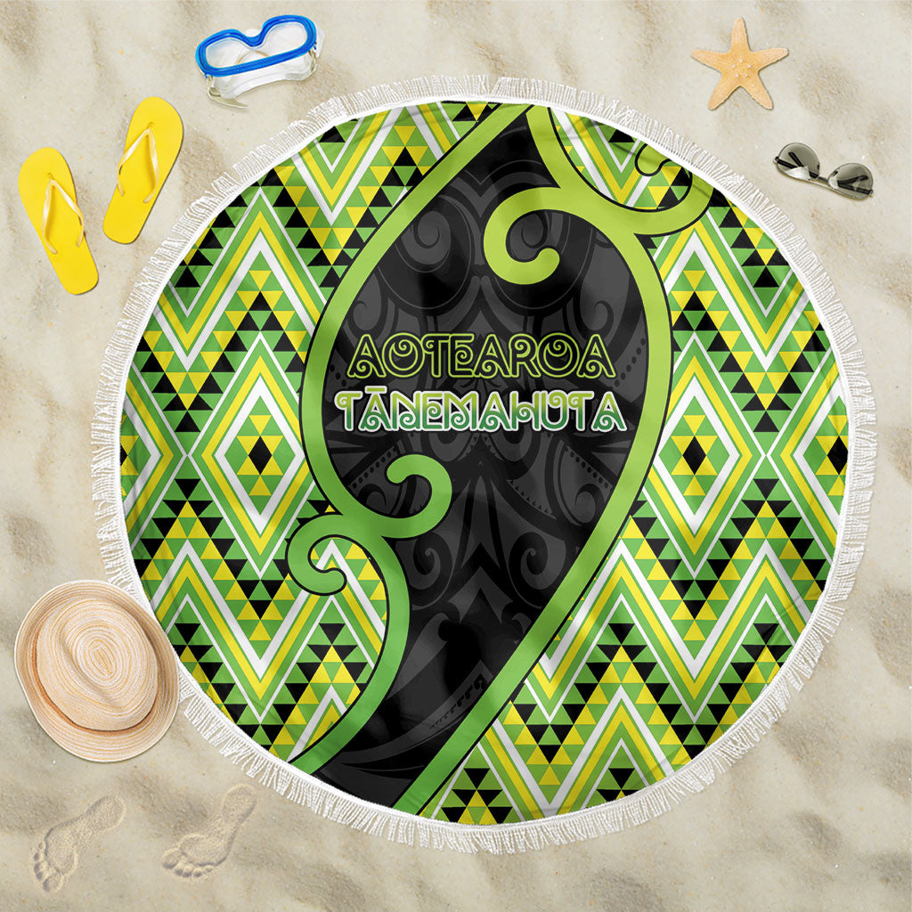 Aotearoa Atua Tanemahuta Beach Blanket God Of Forests Koru Patterns Koru Patterns