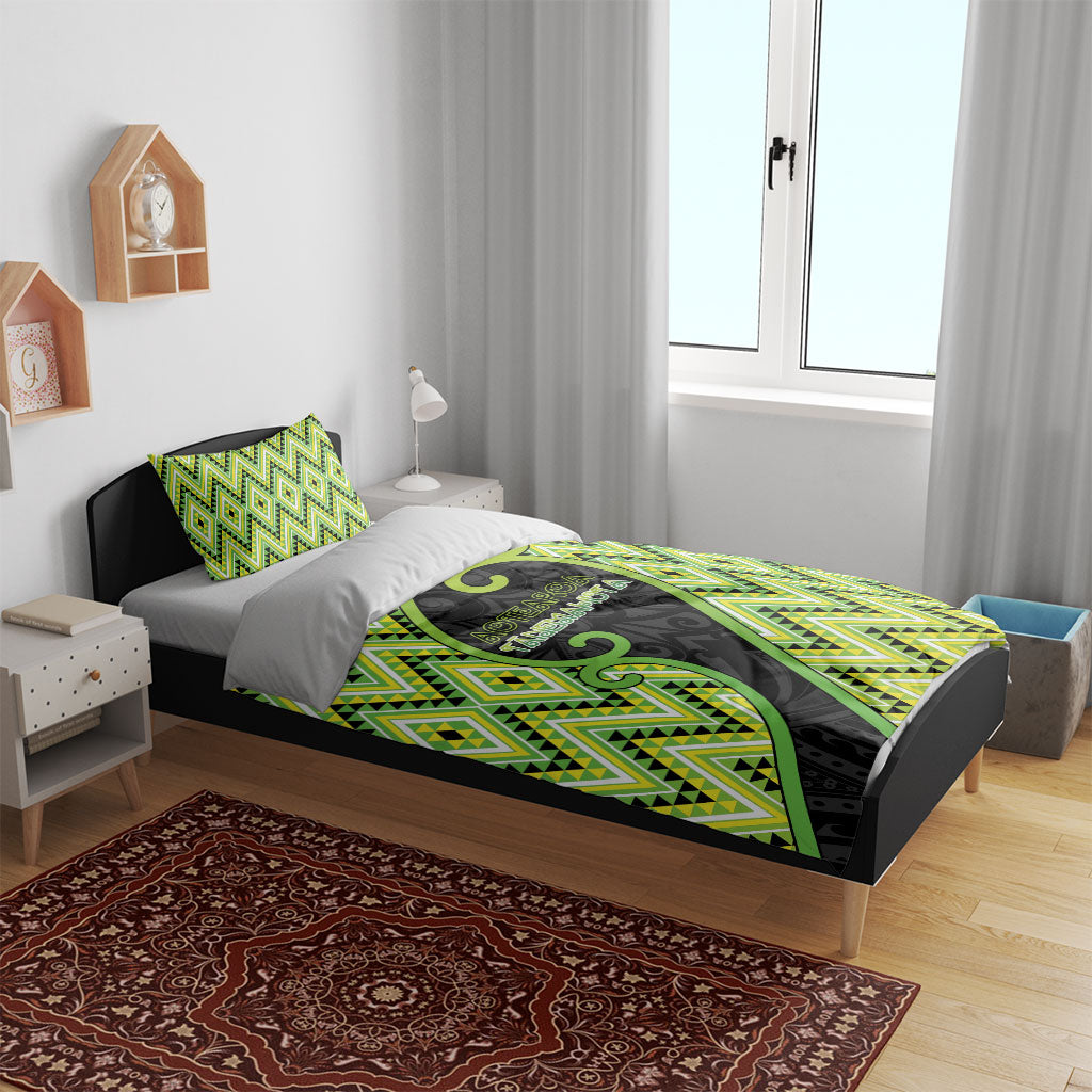 Aotearoa Atua Tanemahuta Bedding Set God Of Forests Koru Patterns Koru Patterns