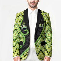 Custom Aotearoa Atua Tanemahuta Blazer God Of Forests Koru Patterns Koru Patterns