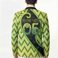 Custom Aotearoa Atua Tanemahuta Blazer God Of Forests Koru Patterns Koru Patterns