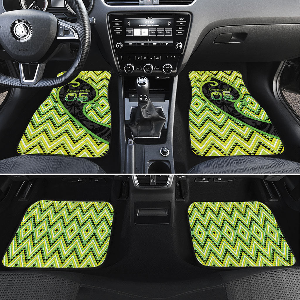 Custom Aotearoa Atua Tanemahuta Car Mats God Of Forests Koru Patterns Koru Patterns