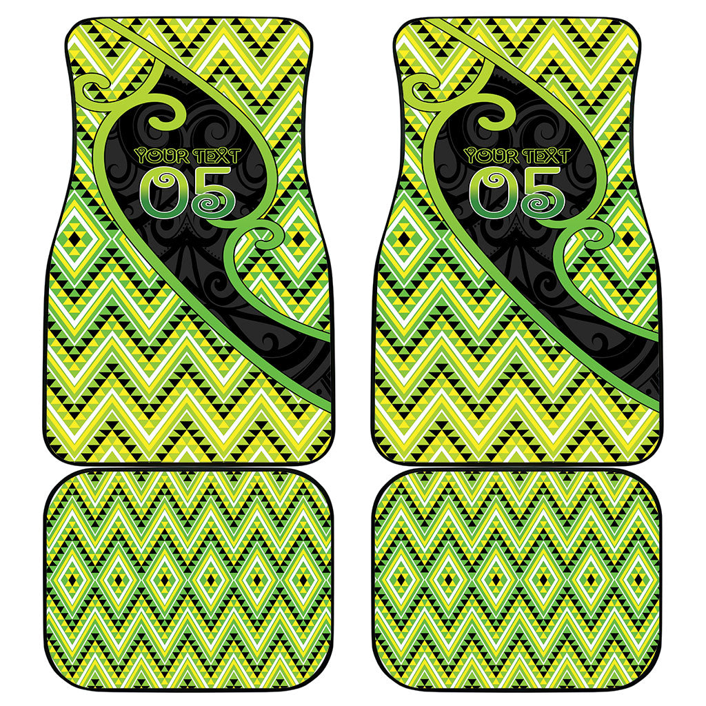Custom Aotearoa Atua Tanemahuta Car Mats God Of Forests Koru Patterns Koru Patterns