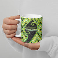 Custom Aotearoa Atua Tanemahuta Ceramic Mug God Of Forests Koru Patterns Koru Patterns