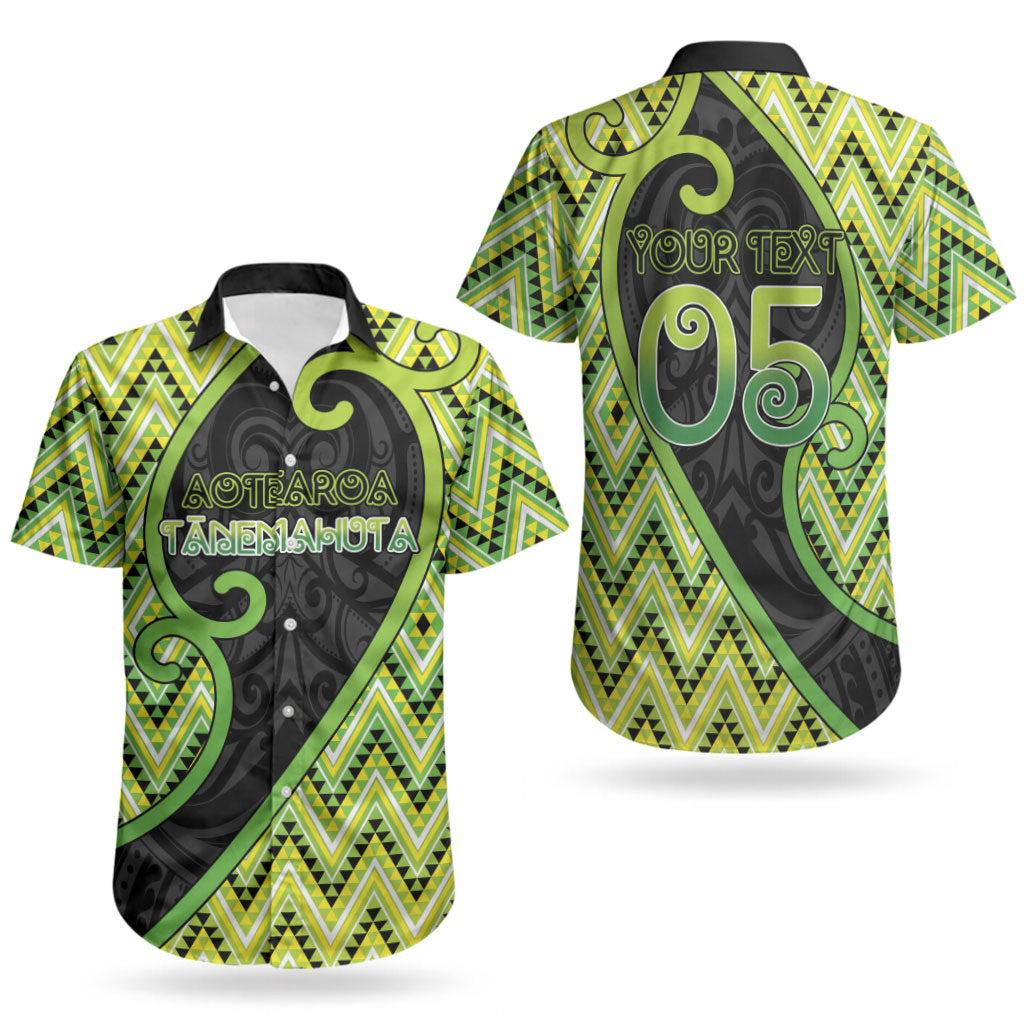 Custom Aotearoa Atua Tanemahuta Couples Matching Puletasi and Hawaiian Shirt God Of Forests Koru Patterns Koru Patterns