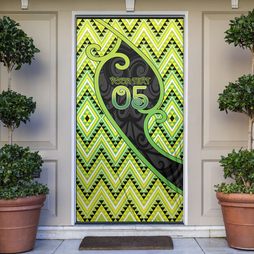 Custom Aotearoa Atua Tanemahuta Door Cover God Of Forests Koru Patterns Koru Patterns