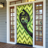Custom Aotearoa Atua Tanemahuta Door Cover God Of Forests Koru Patterns Koru Patterns