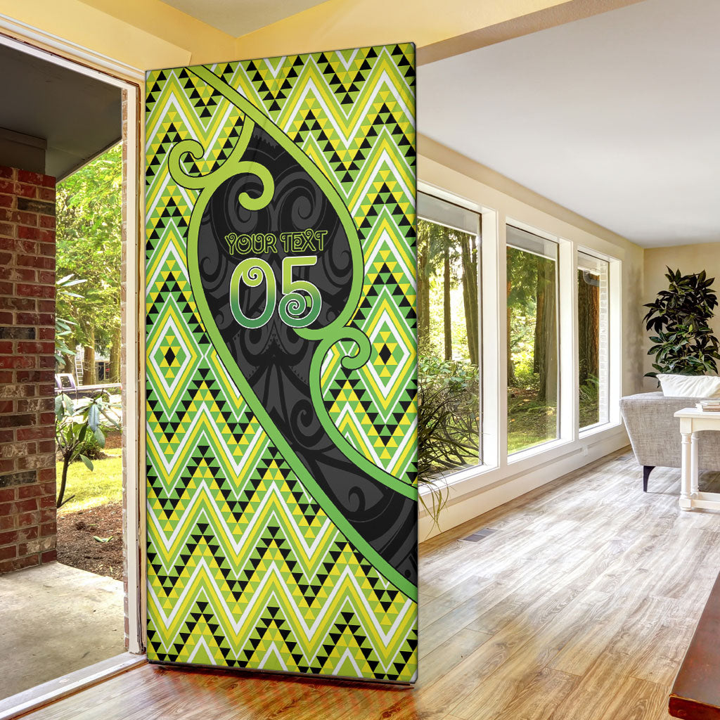 Custom Aotearoa Atua Tanemahuta Door Cover God Of Forests Koru Patterns Koru Patterns