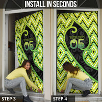 Custom Aotearoa Atua Tanemahuta Door Cover God Of Forests Koru Patterns Koru Patterns