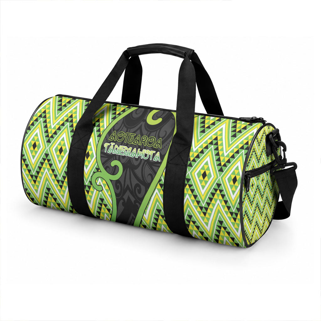 Aotearoa Atua Tanemahuta Duffle Bag God Of Forests Koru Patterns Koru Patterns