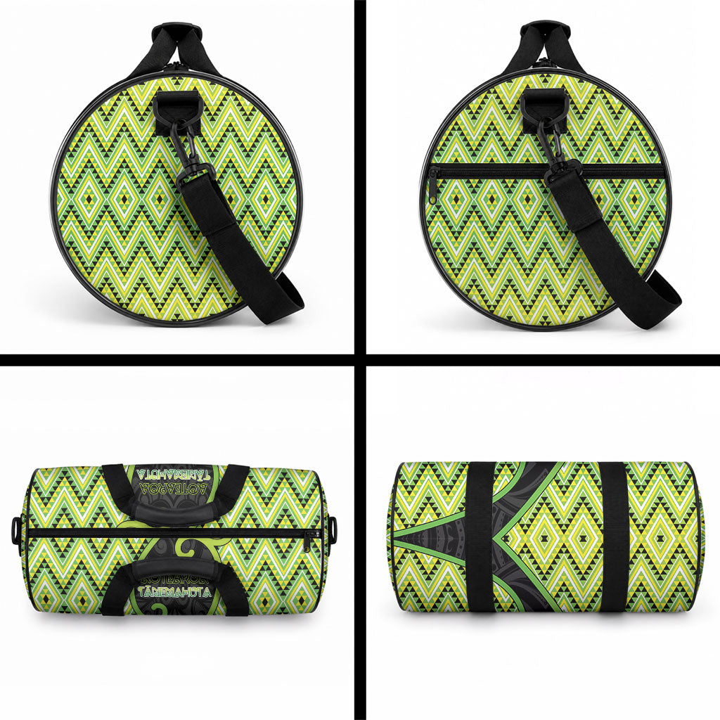 Aotearoa Atua Tanemahuta Duffle Bag God Of Forests Koru Patterns Koru Patterns