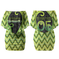 Custom Aotearoa Atua Tanemahuta Family Matching Off Shoulder Short Dress and Hawaiian Shirt God Of Forests Koru Patterns Koru Patterns