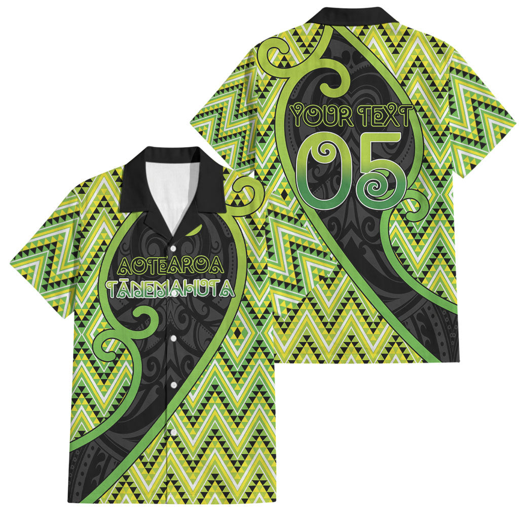 Custom Aotearoa Atua Tanemahuta Family Matching Puletasi and Hawaiian Shirt God Of Forests Koru Patterns Koru Patterns