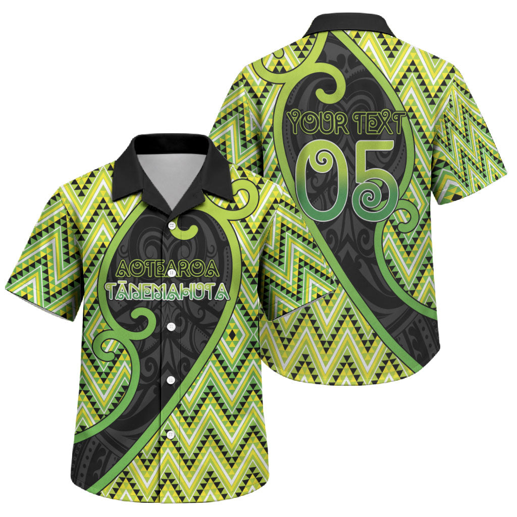 Custom Aotearoa Atua Tanemahuta Family Matching Puletasi and Hawaiian Shirt God Of Forests Koru Patterns Koru Patterns