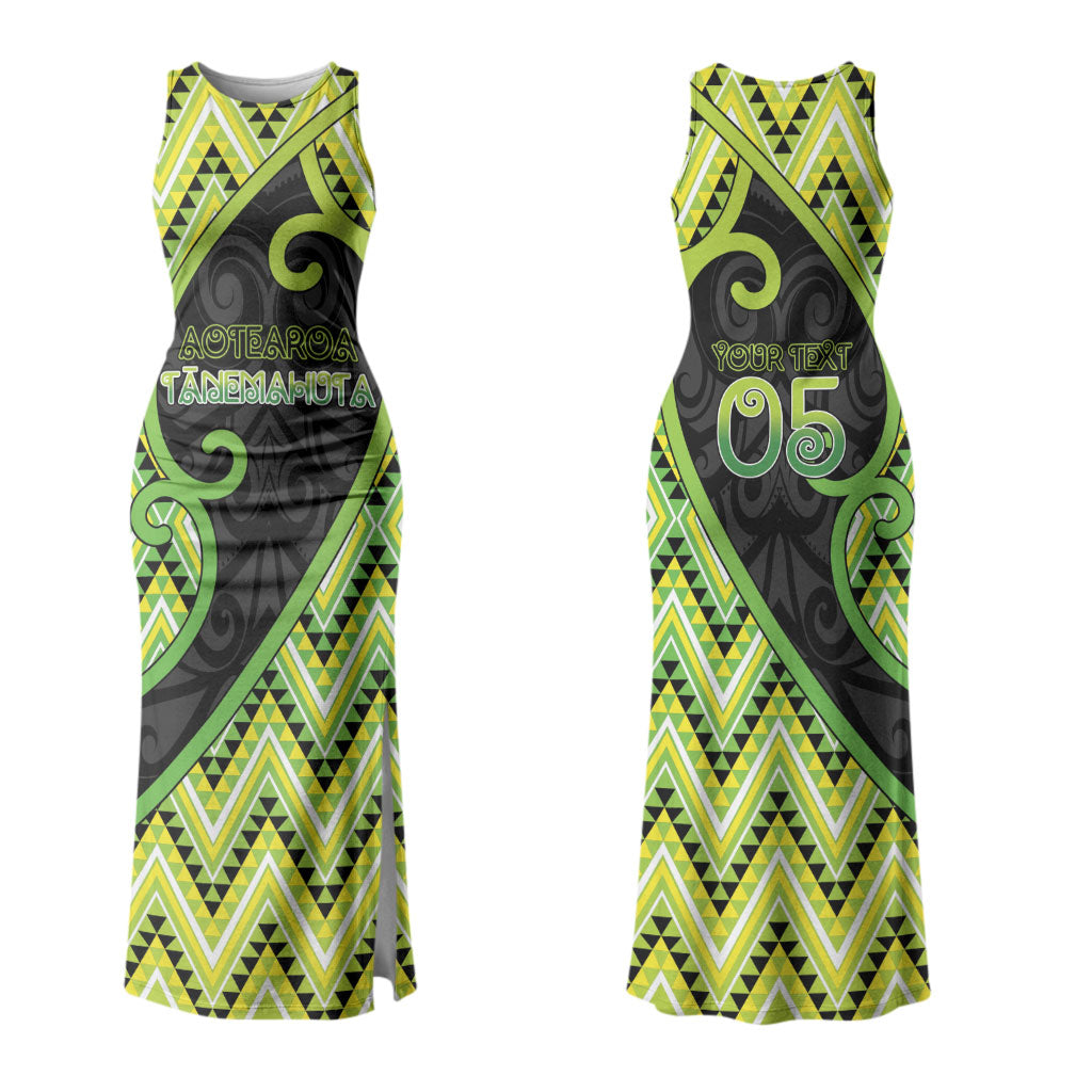 Custom Aotearoa Atua Tanemahuta Family Matching Tank Maxi Dress and Hawaiian Shirt God Of Forests Koru Patterns Koru Patterns