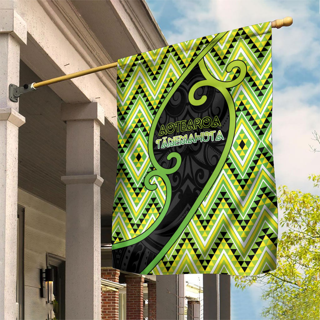 Aotearoa Atua Tanemahuta Garden Flag God Of Forests Koru Patterns Koru Patterns