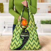 Aotearoa Atua Tanemahuta Grocery Bag God Of Forests Koru Patterns Koru Patterns