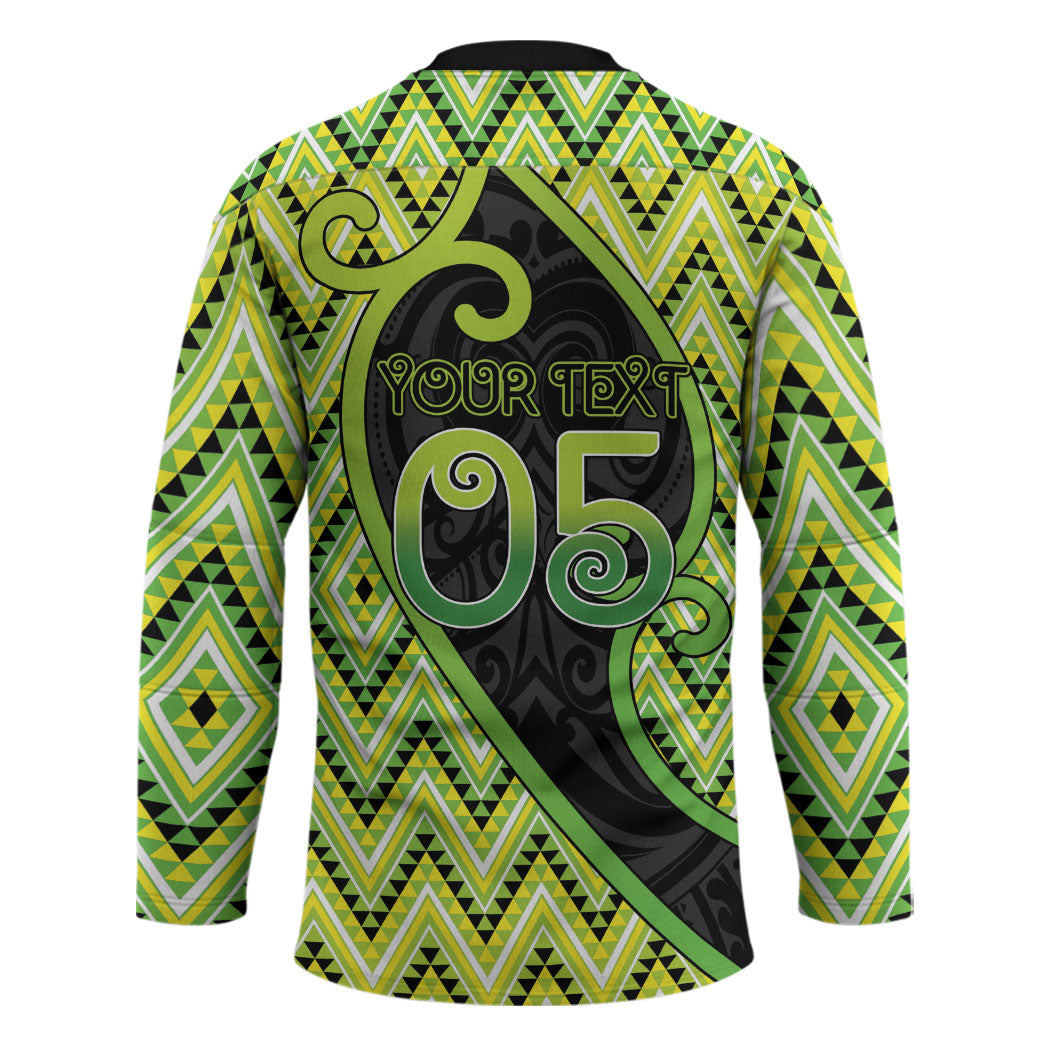 Custom Aotearoa Atua Tanemahuta Hockey Jersey God Of Forests Koru Patterns Koru Patterns